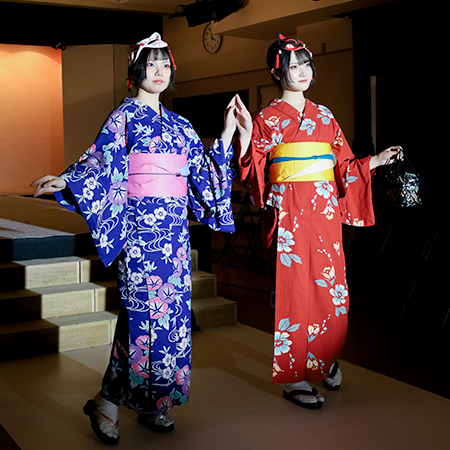 織田着物専門学校着物科一年生が製作した作品