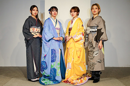 織田着物専門学校の着物コンテスト